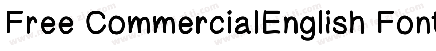 Free CommercialEnglish Font字体转换